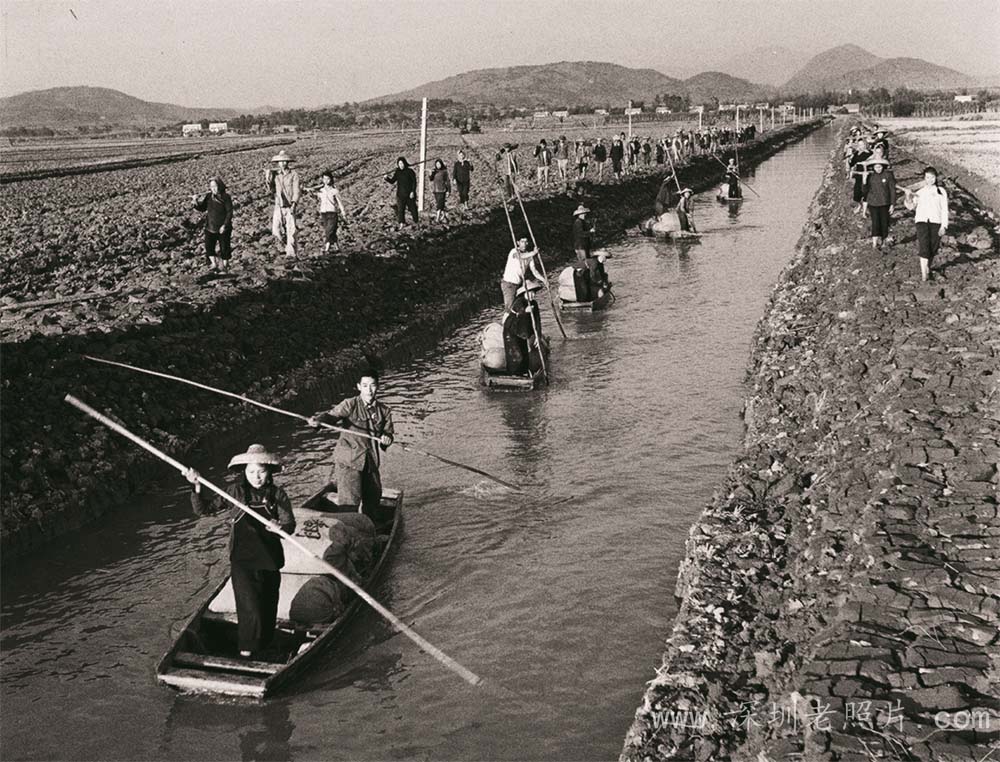 新建成的翻身运河(1971)