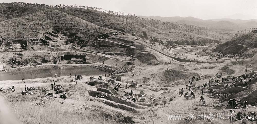 龙岗茅湖水库在建设中