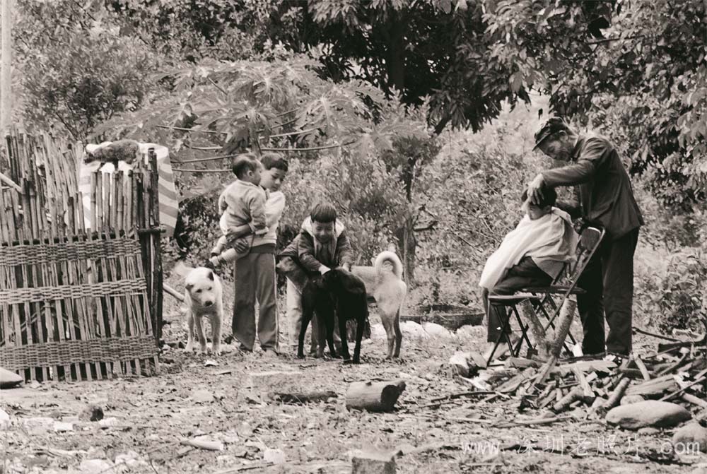 山村小景(横岗安良五村1971)