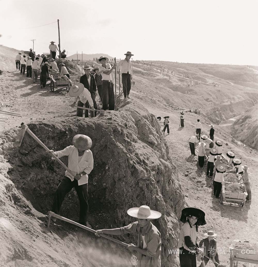 淡澳河施工现场(1976) 