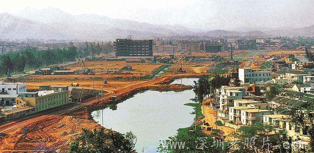 罗湖小区填平了，实现了，五通一平，一个宏大的建设计划即将开始（1980）