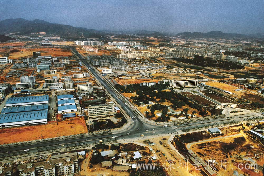 市府路---深南中路，与上步路连接（1985）